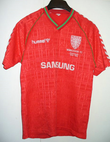 Camiseta Afc Wimbledon Segunda Equipación 1989-1990 Barata