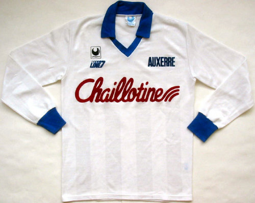 Camiseta Aj Auxerre Primera Equipación 1987-1989 Personalizados