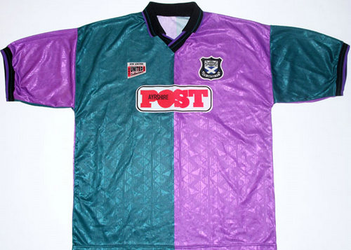 Camiseta Ayr United Segunda Equipación 1997 Personalizados