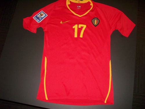 Camiseta Bélgica Primera Equipación 2008-2010 Barata