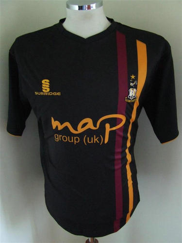 Camiseta Bradford City Afc Segunda Equipación 2009-2010 Personalizados