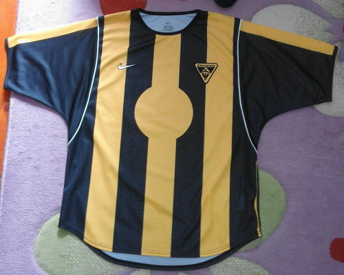 Camiseta Hombre Alemannia Aquisgrán Segunda Equipación 2001-2002 Retro
