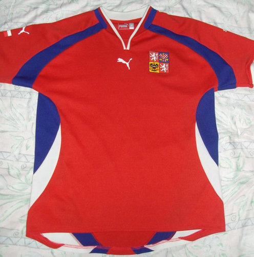 Camisetas De Futbol República Checa Primera Equipación 2000-2001 Baratas