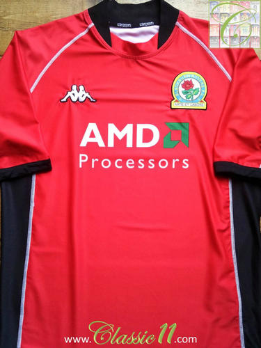 Camisetas Hombre Blackburn Rovers Fc Segunda Equipación 2002-2003 Baratas