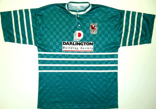 Camisetas Hombre Darlington Segunda Equipación 1997-1998 Baratas