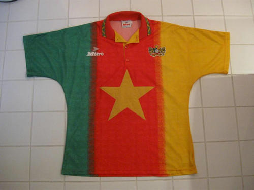 Comprar Camiseta Hombre Camerún Primera Equipación 1994-1995 Retro
