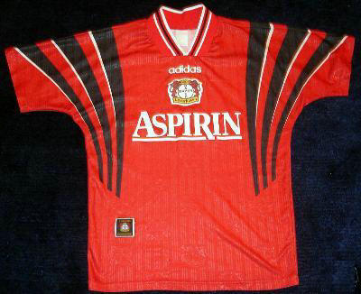 Comprar Camisetas De Futbol Bayer 04 Leverkusen Primera Equipación 1996-1997 Baratas