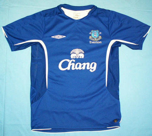 Comprar Camisetas De Futbol Everton Fc Primera Equipación 2005-2006 Baratas