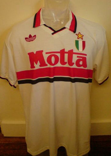 Foto Para Camiseta Ac Milan Segunda Equipación 1992-1993 Barata