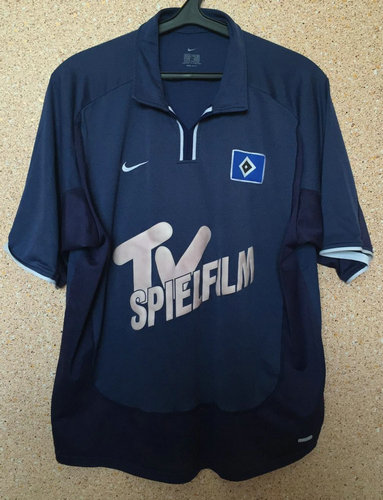 Foto Para Camiseta Hamburger Sv Segunda Equipación 2002-2003 Barata