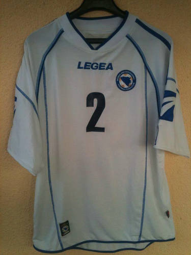 Tienda De Camiseta Hombre Bosnia Y Herzegovina Primera Equipación 2005-2006 Retro