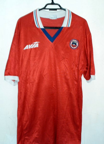 Tienda De Camisetas De Futbol Chile Primera Equipación 1992 Clásico