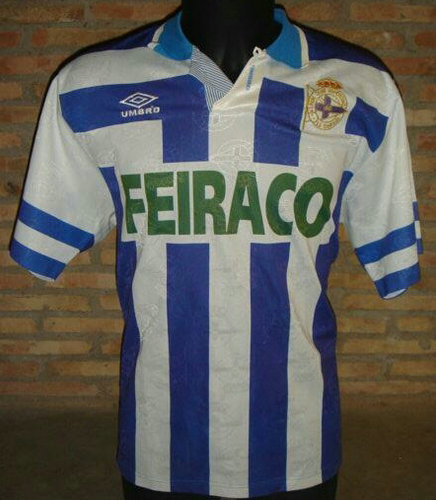 Venta Camiseta Deportivo De La Coruña Primera Equipación 1993-1994 Personalizados