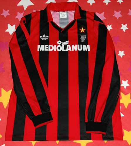 Venta Camisetas De Ac Milan Primera Equipación 1990-1991 Outlet
