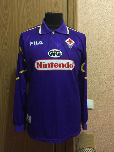 Venta Camisetas Hombre Acf Fiorentina Primera Equipación 1997-1998 Baratas