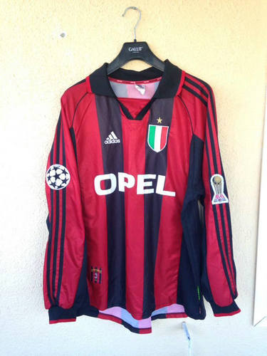 Venta De Camisetas Ac Milan Primera Equipación 1999-2000 Retros