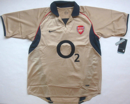 Venta De Camisetas De Futbol Arsenal Tercera Equipación 2002-2003 Baratas