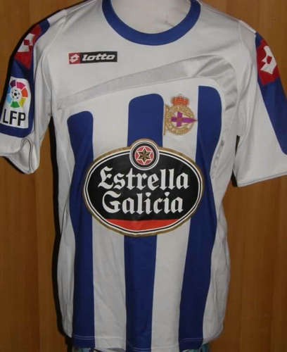 Venta De Camisetas De Futbol Deportivo De La Coruña Primera Equipación 2009-2010 Baratas